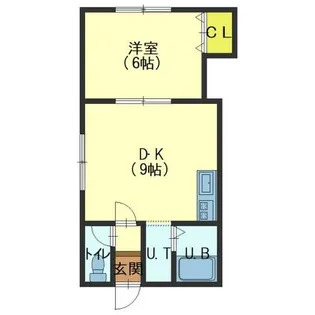 ハチサンマンション【201号室】の間取り