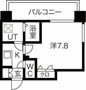 メイクス矢場町Ⅱ【8階】の間取り
