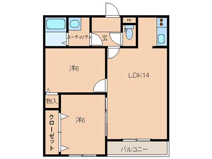 Comfort 812【405号室】の間取り