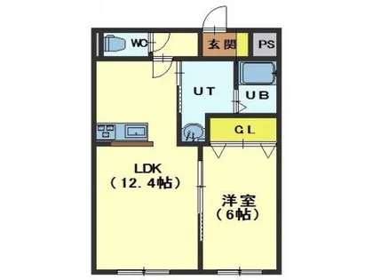 Premier Chouette【401号室】の間取り