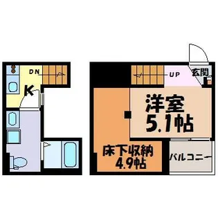 ZEN鶴舞【1階】の間取り