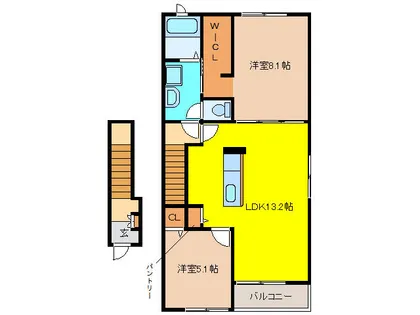 ⅩⅩⅢ【2階】の間取り