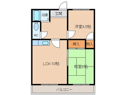 サンマンション【302号室】の間取り