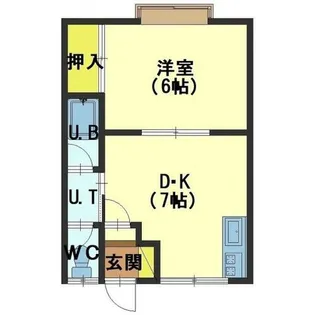 エレガンス日吉【3号室】の間取り