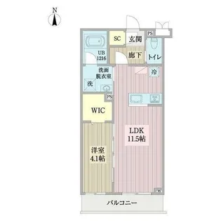 ex240Ⅲエクスニシオスリー【2階】の間取り
