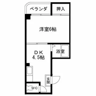 ロイヤル西梅田【3階】の間取り