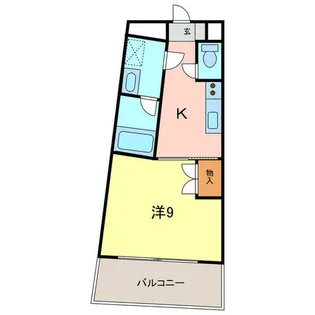 カーサヨサミ【1階】の間取り