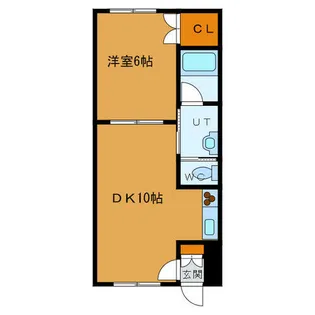 ピュアパレス函館Ⅲ【405号室】の間取り