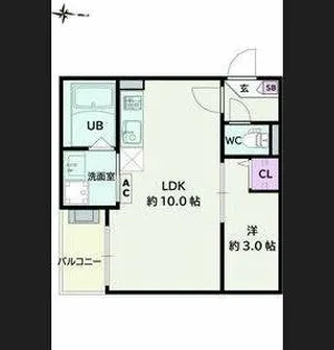 Jack shinkaiⅣ【2階】の間取り