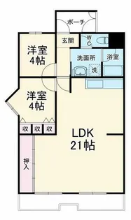 朝日プラザ東豊中【2階】の間取り