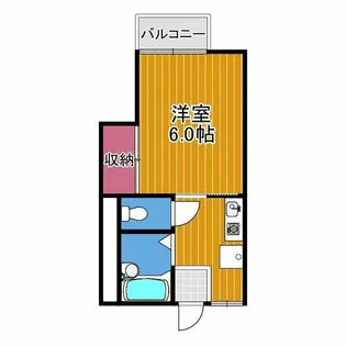 アミティハイム【1階】の間取り