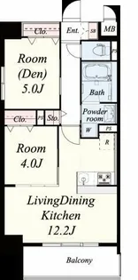 フェリースヴィダ福島【6階】の間取り