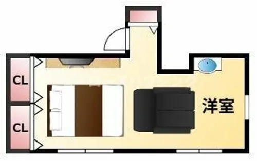 モテナプリーズ(シェアハウス)【7階】の間取り