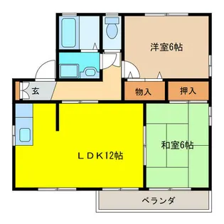 ファミールハイムⅡ【2階】の間取り
