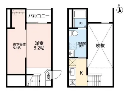 M.R.プレミア【2階】の間取り