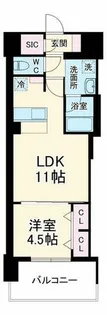 スプランディッド本町グラン【7階】の間取り