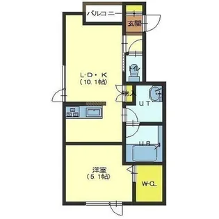 グランヴェール【1階】の間取り