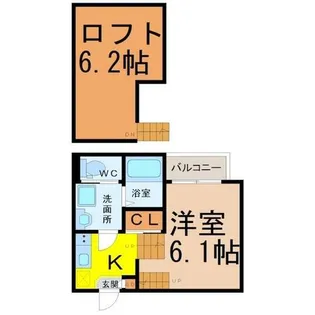ヴィーナスヒル金山【1階】の間取り