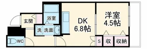 HEBEL MAISON 中野町【4階】の間取り