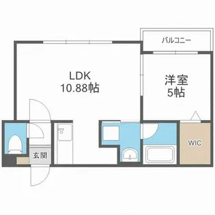 シエル麻生【3階】の間取り