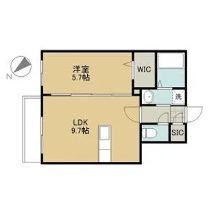 RA711Sα(アールエー711エスアルファ)【103号室】の間取り