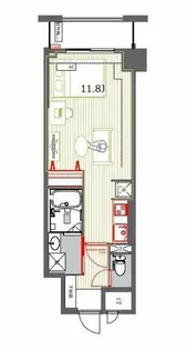 ブラービ南船場【10階】の間取り