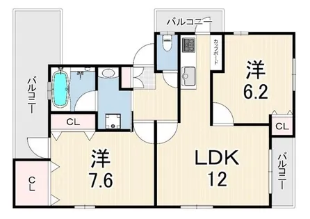 リフュージュ本山【3階】の間取り