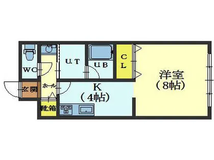 アールズMA【206号室】の間取り