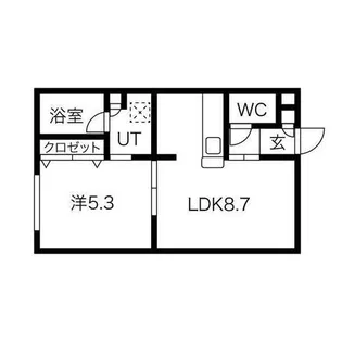 ラ・エスタシオン【2階】の間取り