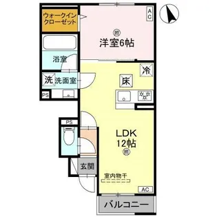 シャトレⅡ【1階】の間取り