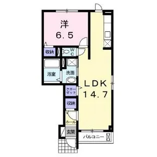 グランSフィールド Ⅲ【1階】の間取り