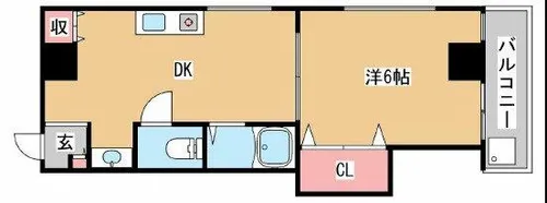 サンパレス21垂水【202号室】の間取り