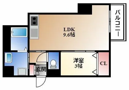 プレサンスTHE大須観音【7階】の間取り