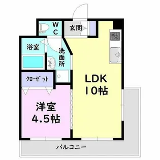 エムズハウス栄【8階】の間取り