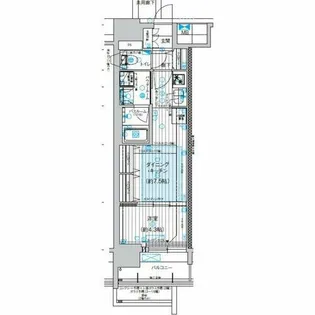 プレサンスレイズ桜山EAST【5階】の間取り