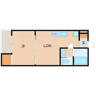 CASA水明町【3階】の間取り