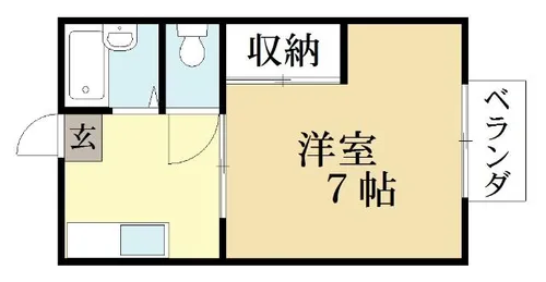 サンライズヒラキ【2階】の間取り