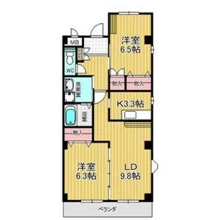 プランドール鎌倉台【2階】の間取り