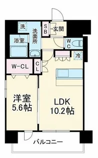 スプランディッド梅田WEST【2階】の間取り