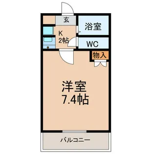 ルミエール蒼【2階】の間取り