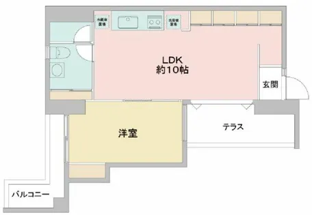 アーバンフラッツ湊町【5階】の間取り