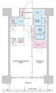 BPRレジデンス新梅田【11階】の間取り