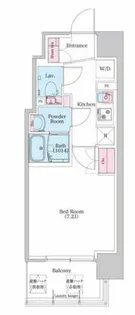 BPRレジデンス新梅田【11階】の間取り