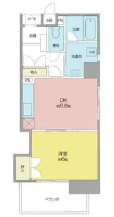 グレース八田【4階】の間取り