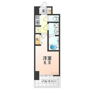 S-RESIDENCE堺浜寺broad【4階】の間取り