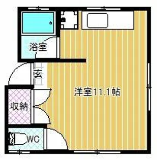 トモダハイツ【2階】の間取り