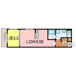 ARVIA知立【304号室】の間取り