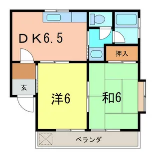 ハイツ桜雅C【201号室】の間取り