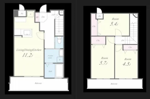 レジェンド砂津【13階】の間取り
