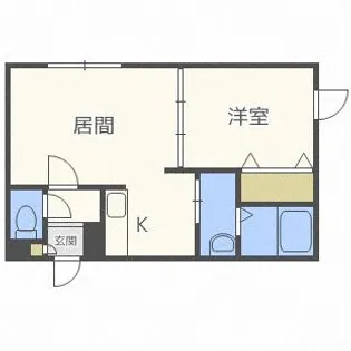 Aurora N・T【205号室】の間取り